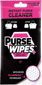 Purse wipes on the go