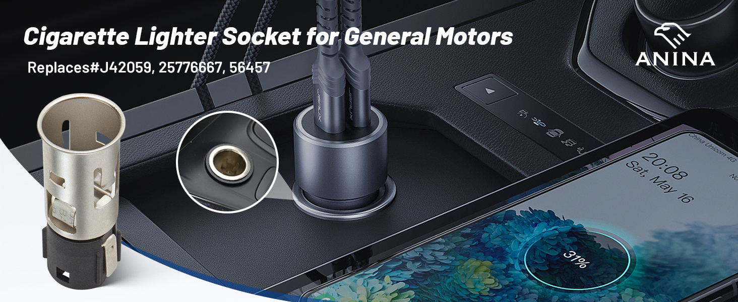 Anina Cigarette Lighter Socket Replace General Motors
