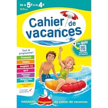 cahier de vacances