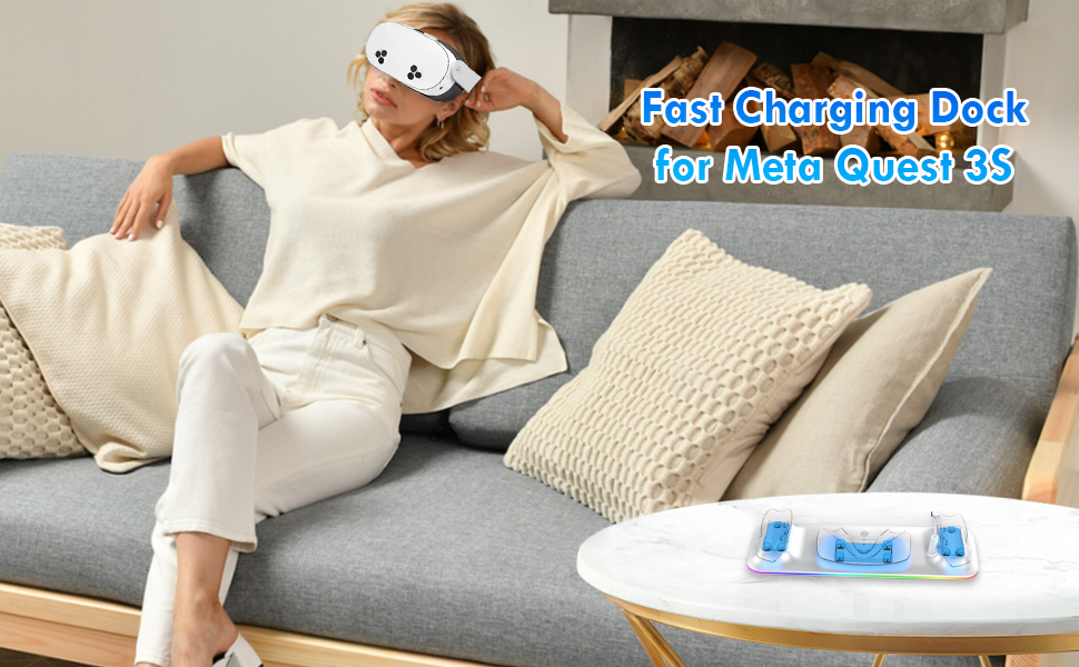 oculus quest 3s charging dock