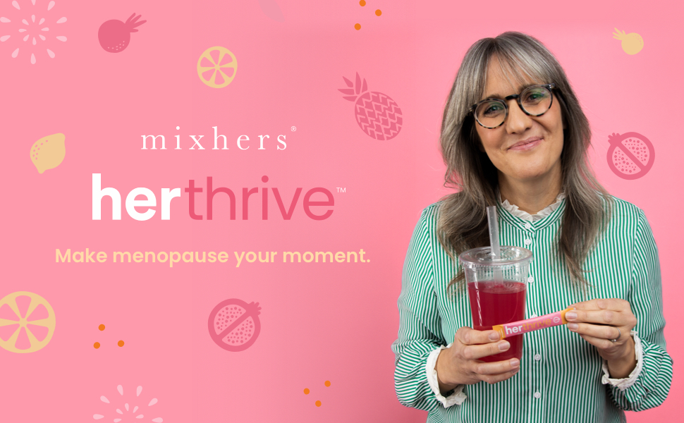 Mixhers Herthrive Menopause Support Drink Mix Women's