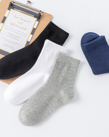 6 Pairs Kids Socks for Girls School