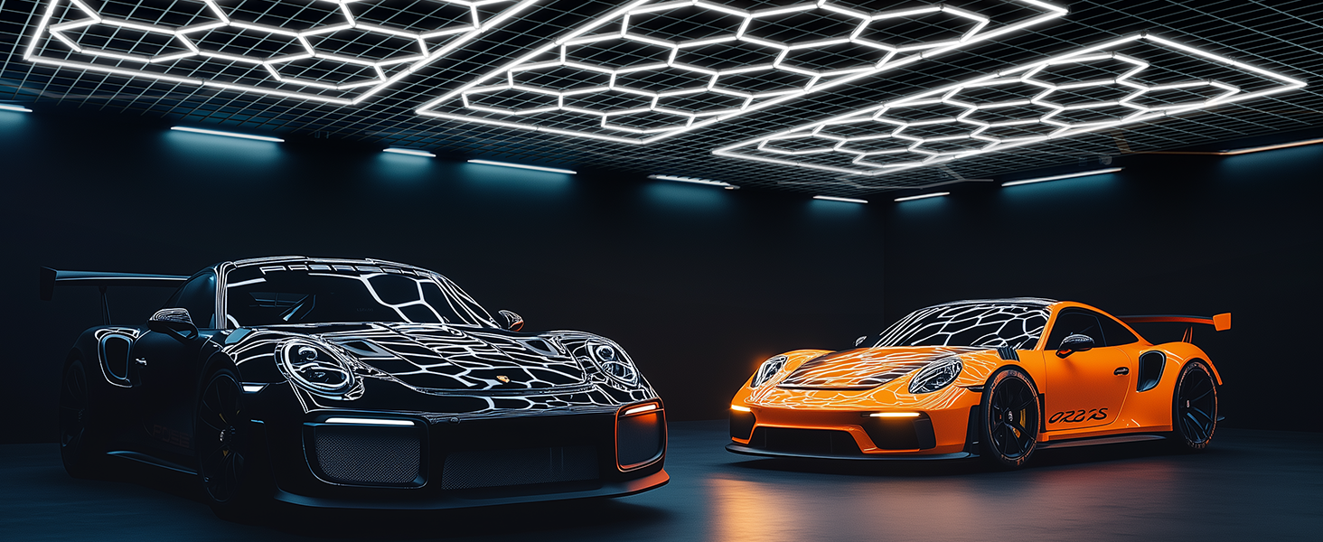 garage hex led lights
