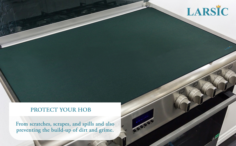 Larsic Hob Cover Electric Hob Covers Ceramic Hob Cover to Protect