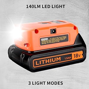 black and decker 20v light
