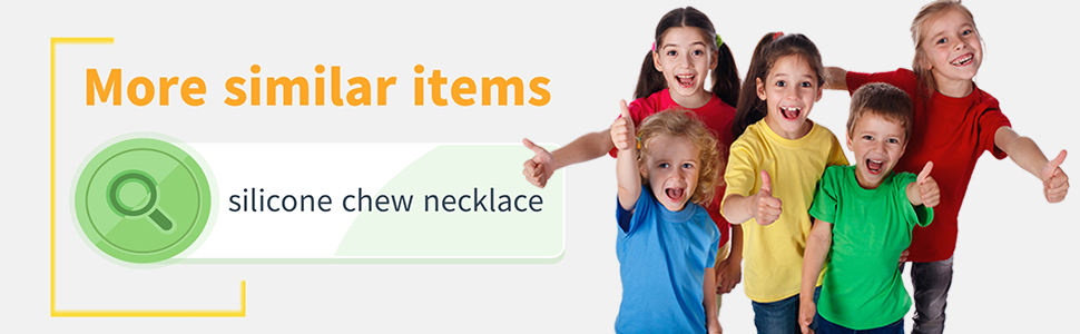 chewy necklaces for sensory kids