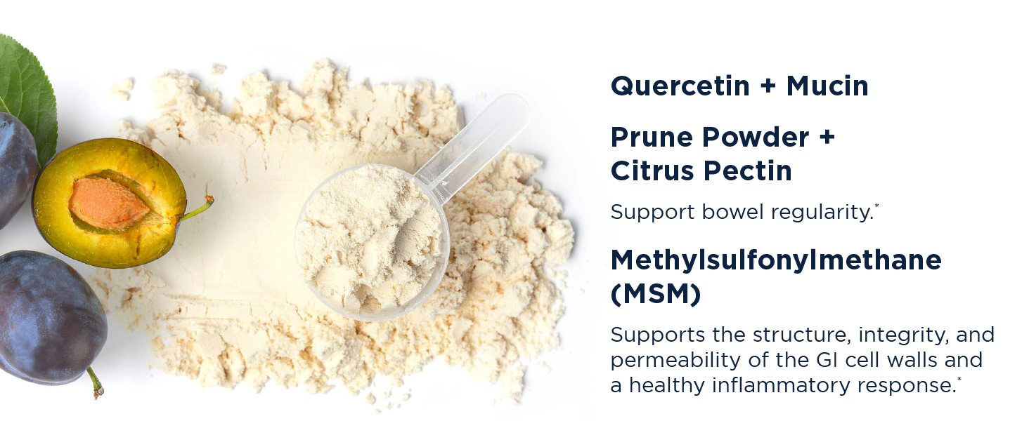 Designs for Health GI Revive Gut Health Powder L Glutamine & Citrus Pectin for