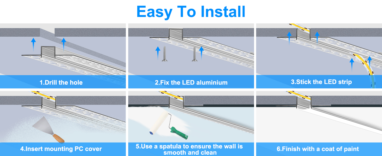 led diffuser channel