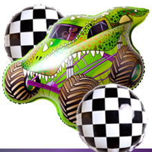 dinosaur monster truck birthday party supplies dinosaur monster truck party monster truck balloon