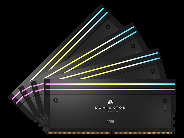 CORSAIR DOMINATOR TITANIUM RGB DDR5 RAM 96GB (2x48GB) DDR5
