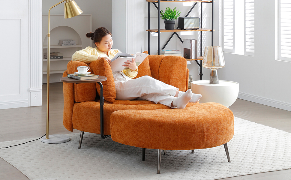 Oversize Barrel Chair