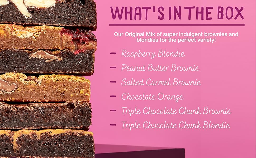 Simply Cake Co. Original Mix 6 Pieces Homemade Brownies