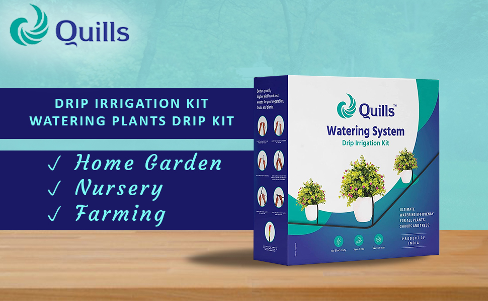 Quills Drip Irrigation Kit Watering plants Drip Kit for Home Garden
