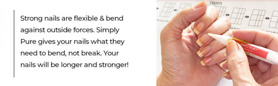 Simply Pure Nail oil Bliss Kiss cuticle Oil cuticle oil pen refillable nail conditioner jojoba 