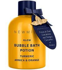 Luxury Foaming bubble bath gift set detox turmeric arnica orange