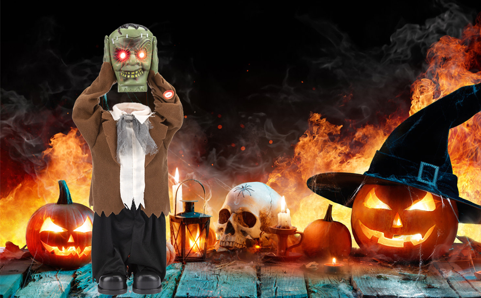 Scary Halloween Decoration, Animated Zombie Decorations