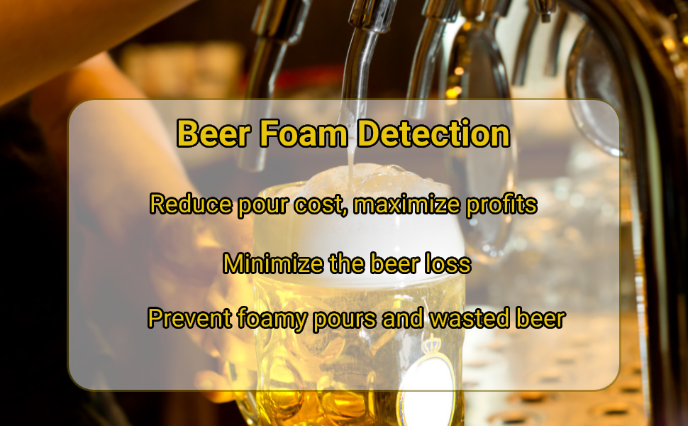 Atyhao Stainless Steel FOB Detector, Detector for Foam on