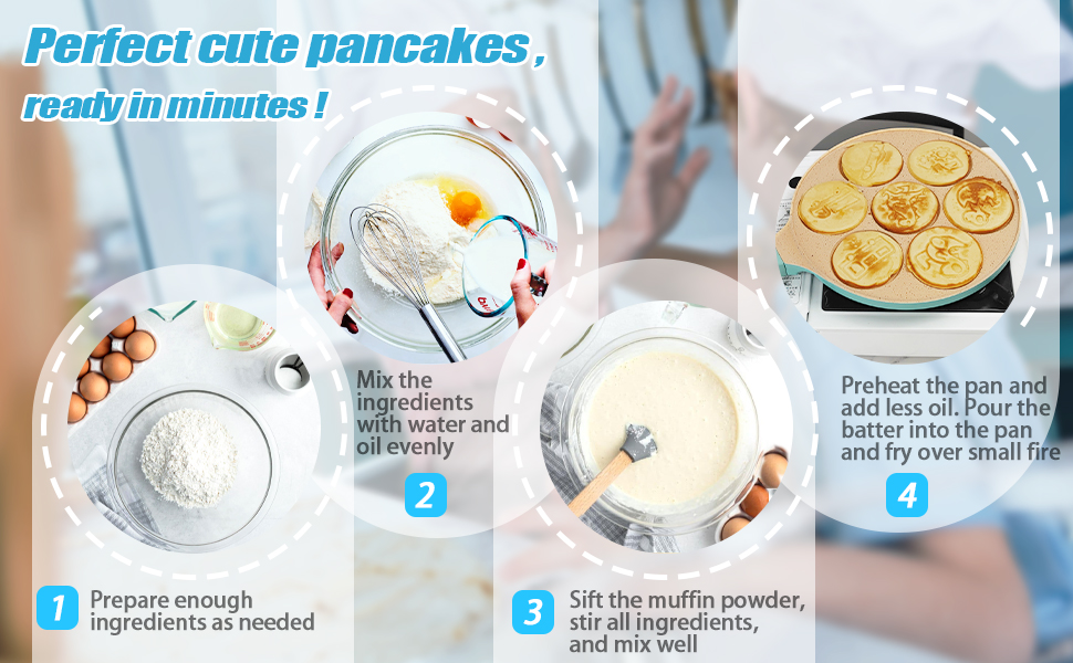 Mini Pancake Pan for Pancakes, Dinosaur Waffle Maker, Car