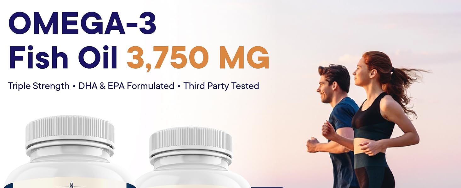 fish oil wellness ache muscle coginitive health joints omega 3750 mg