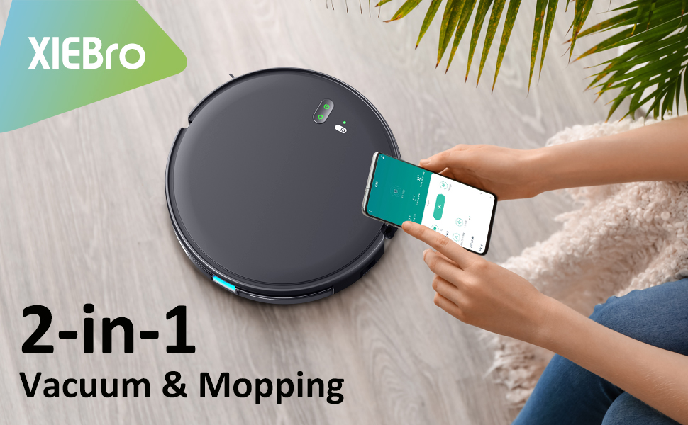2 in 1 robot vacuum and mop combo
