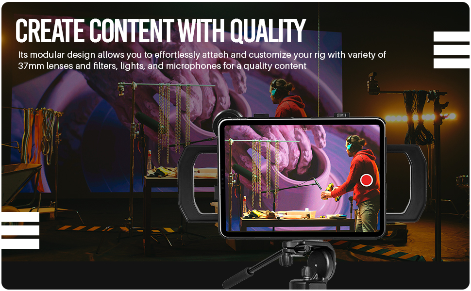 MegaMount Rig Case Video Stabilizer for iPad 10.9 inch