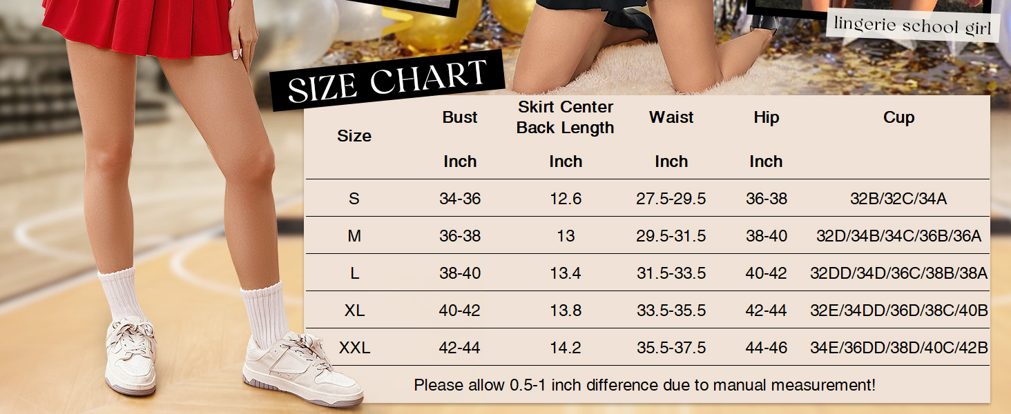 Avidlove Sexy School Girl Lingerie for Women Student Outfits Roleplay Lingerie Set Y2K Mini Skirt