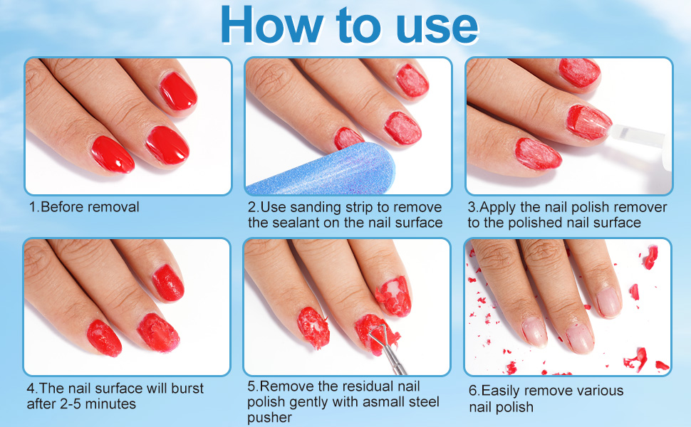 gel nail polish remover