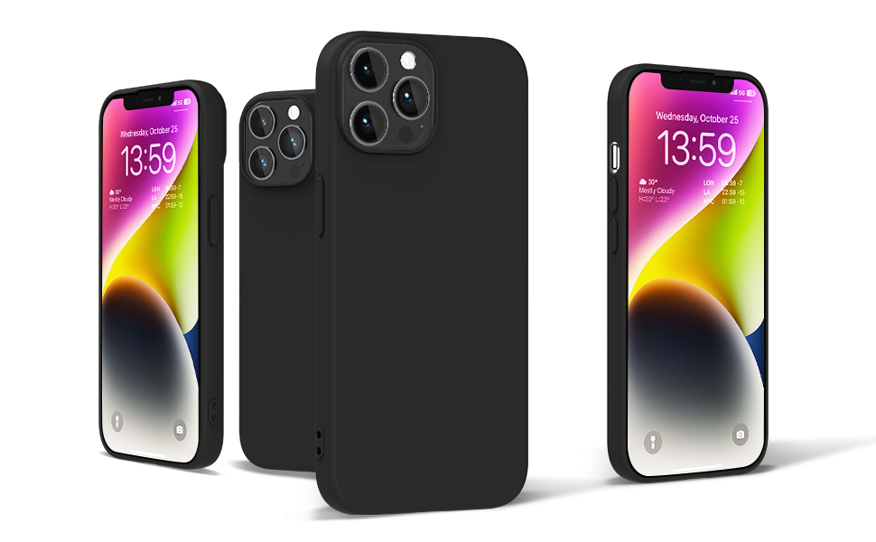 Apple iPhone 13 Pro Silicone Phone Case Black