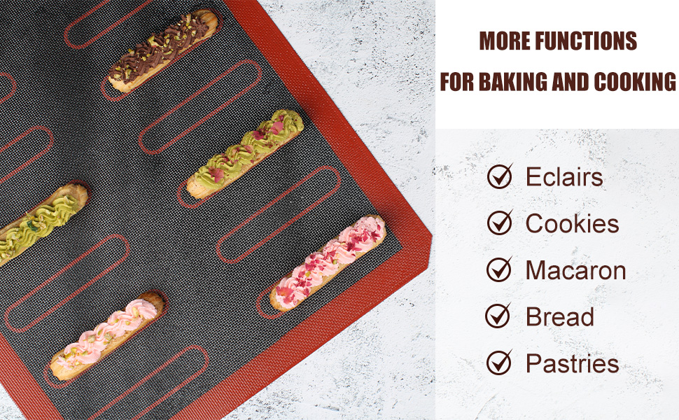 Perforated Silicone Baking Mat, Reusable Silicone Baking