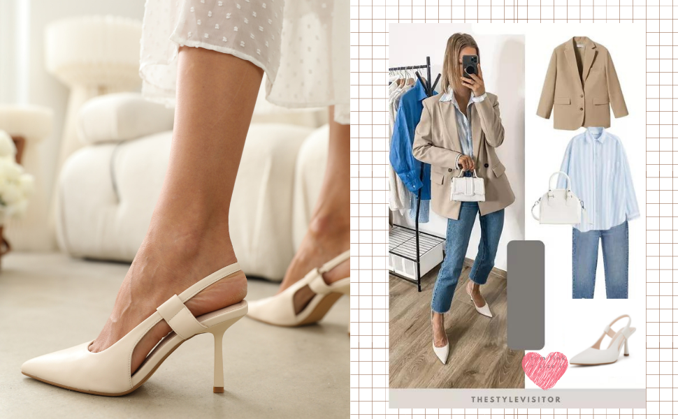 Womens Pointed Toe  Pumps
