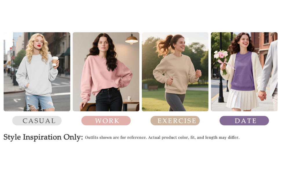 crew neck sweatshirt