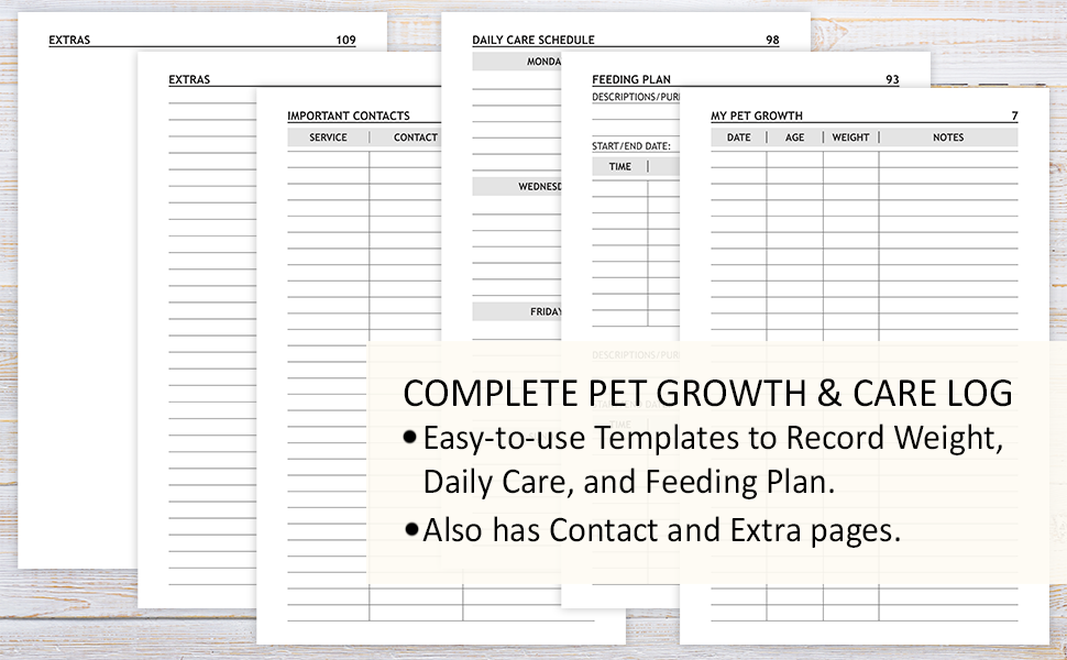 cat medical record book