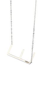 big initial necklace with name mothers day gifts