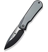 WeKnife Baloo Pocket Knife CPM 20CV Blade 6AL4V Titanium With G10 Inlay Front Flipper WE21033-1