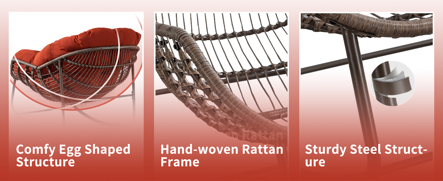 HOMEFUN Patio Rocking Chairs