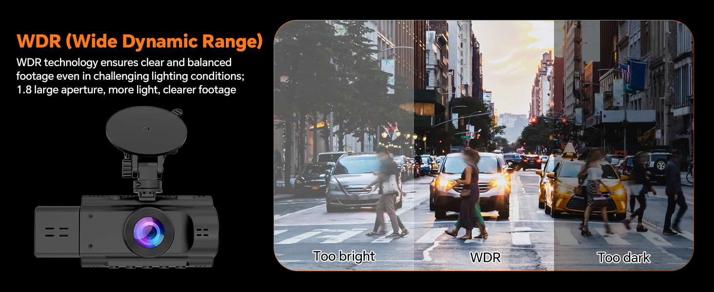 dash cam front and inside camara para carro