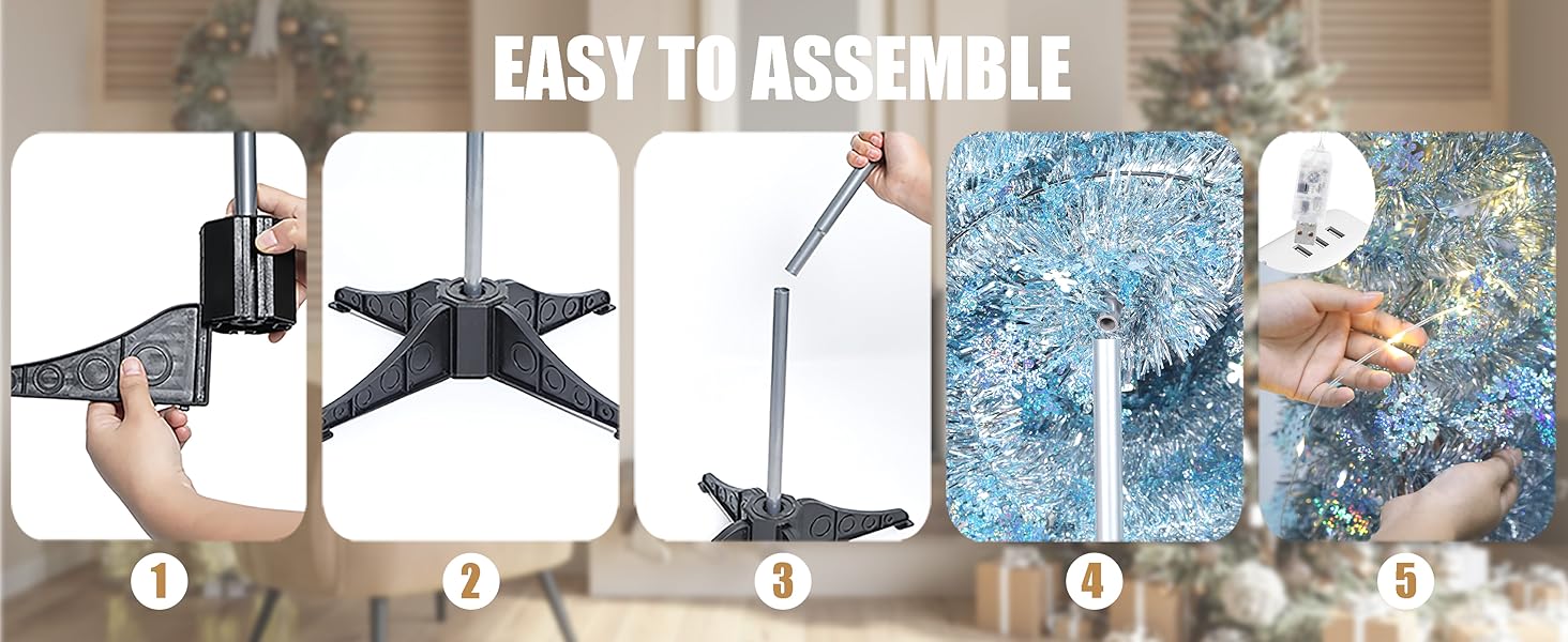 6 FT Pop Up Christmas Tree