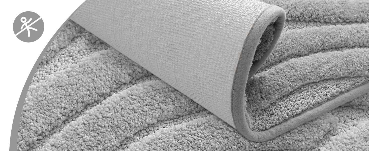 COLOR G Bath Mat, Bathroom Mat for Floor, Washroom, Non Slip Bathroom