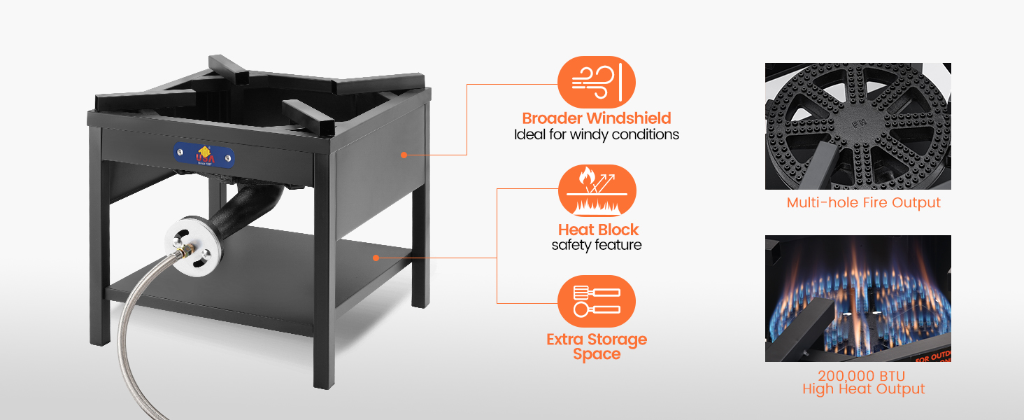 seafood boiling kit propane burner crab pot