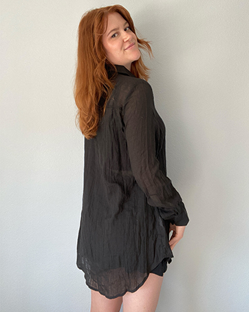 button sleepshirt for women