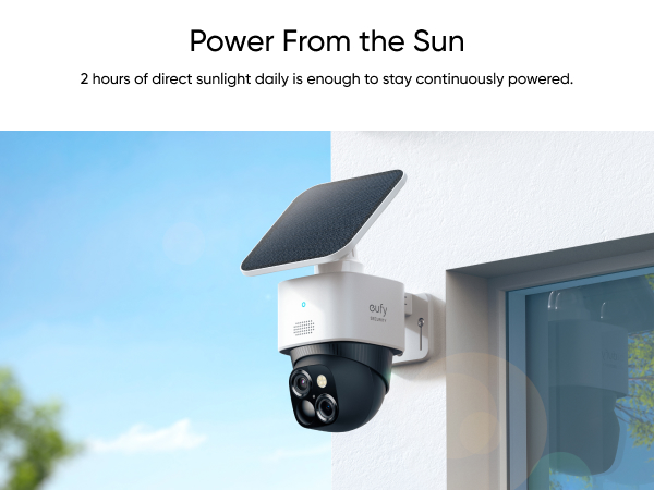 防犯カメラ eufy Security BaseS380 & SoloCamS340 Eufy Security SoloCam S340 Solar-Powered 360° Surveillance
