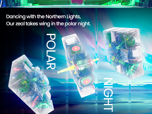 GAN14 Maglev Pro Aurora Magnetic Speed Cube 3x3 with GAN