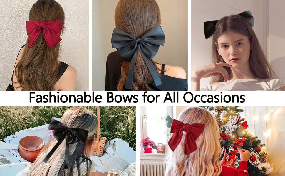 Haarschleifen Clips Groß