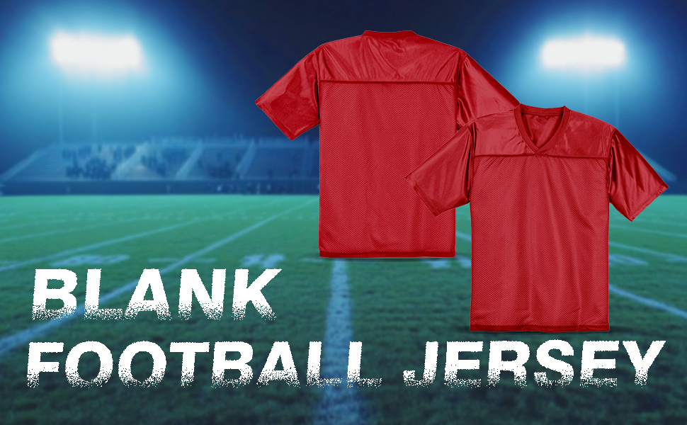 BLANK FOOTBALL jERSEY