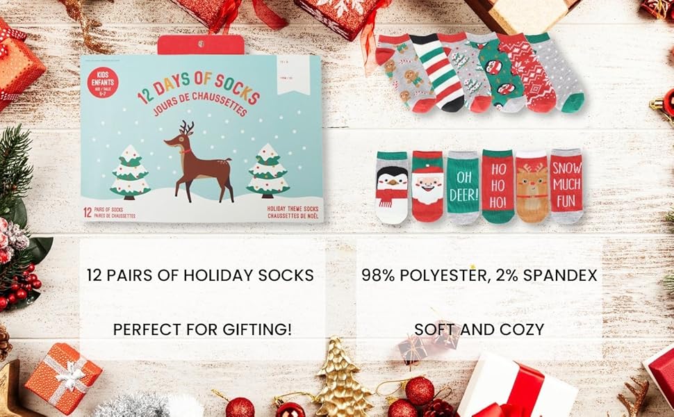 Amazon Gertex Kids Sock Advent Calendar 12 Days Of Sock amazon-gertex-kids-sock-advent-calendar-12-days-of-sock