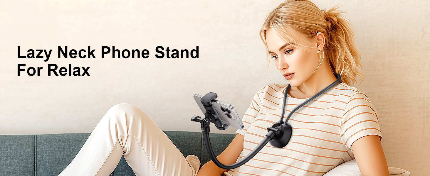 Hands-Free Flexible Gooseneck Phone Holder 