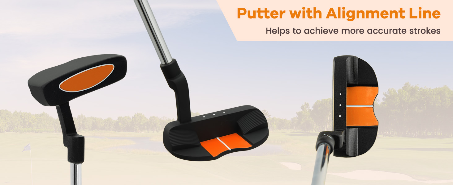 Costway Junior Complete Golf Club Set for Age 8 to 13