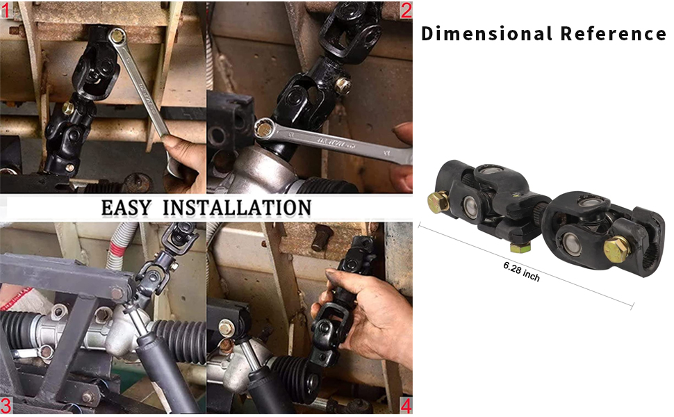 Golf Cart Shaft Intermediate Steering Joint for Club Car DS 1984Up Models 1013861