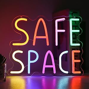  SAFE SPACE NEON SIGN