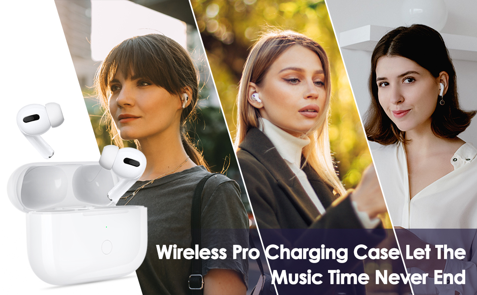 Compatible for AirPods Pro Charging Case, Wireless Charging